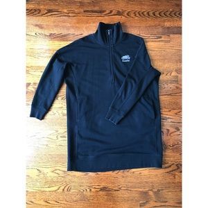 Roots French Terry Half-Zip Dress